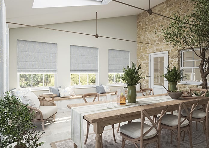 Willow Field, Mercury - Motorised Roman Blind - Image 6